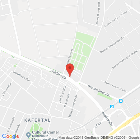 Standort der Tankstelle: ARAL Tankstelle in 68309, Mannheim