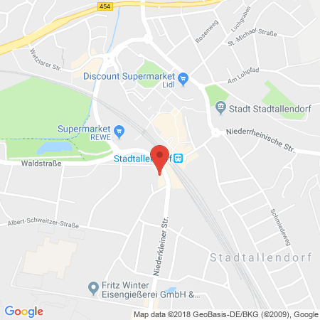 Position der Autogas-Tankstelle: Shell Tankstelle in 35260, Stadtallendorf