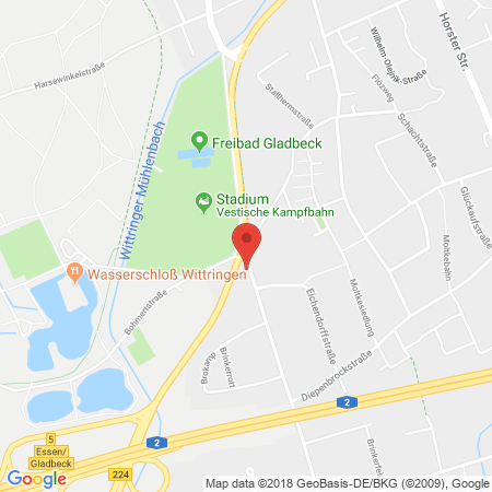 Position der Autogas-Tankstelle: Wuwers Diner Gmbh in 45968, Gladbeck