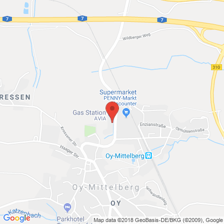 Standort der Tankstelle: AVIA XPress Tankstelle in 87466, Oy-Mittelberg