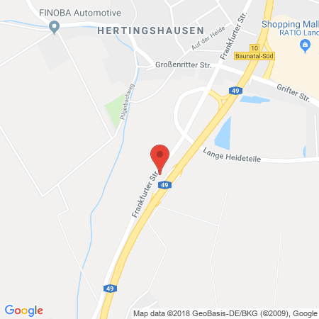 Position der Autogas-Tankstelle: Aral Tankstelle in 34295, Edermünde
