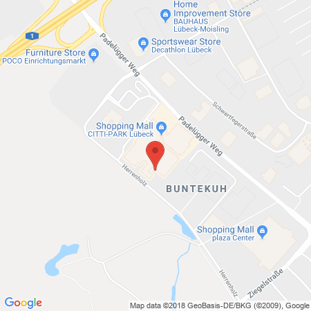 Standort der Tankstelle: CITTI Tankstelle in 23556, Lübeck