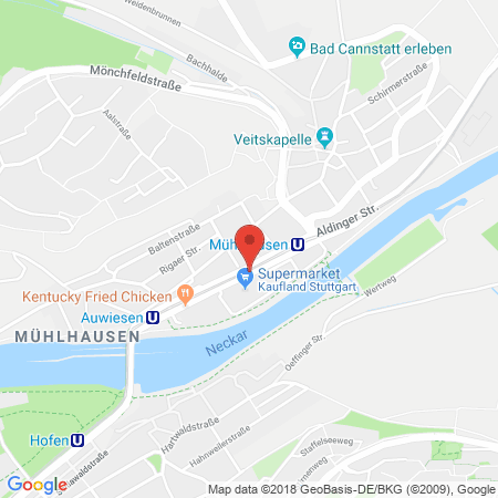 Standort der Autogas Tankstelle: Avanti Tankstelle in 70378, Stuttgart-Mühlhausen