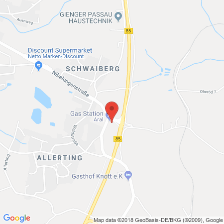 Standort der Tankstelle: ARAL Tankstelle in 94113, Tiefenbach