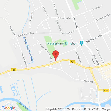 Position der Autogas-Tankstelle: Total Elmshorn in 25335, Elmshorn