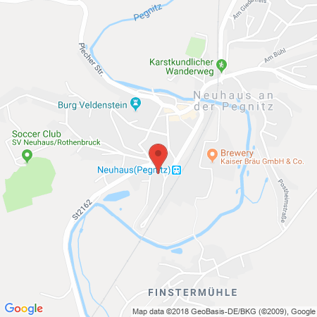 Position der Autogas-Tankstelle: Elo Neuhaus in 91284, Neuhaus/pegnitz