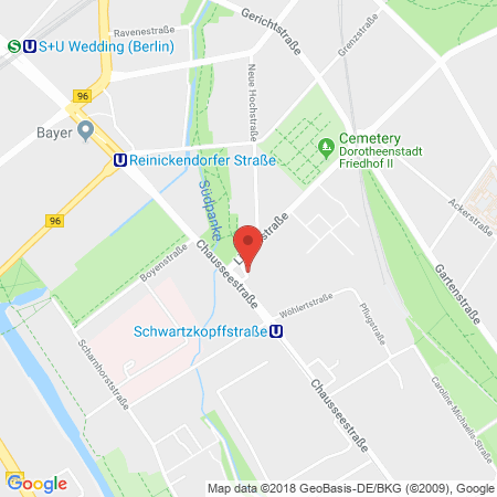 Position der Autogas-Tankstelle: Total Berlin in 10115, Berlin