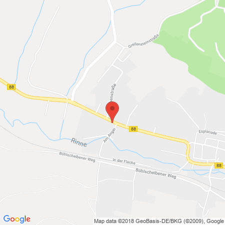 Standort der Tankstelle: AVIA Tankstelle in 07422, Bad Blankenburg