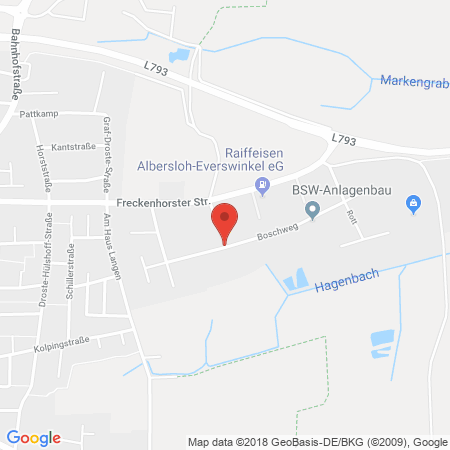 Standort der Autogas Tankstelle: Raiffeisen-Warengenossenschaft Albersloh-Everswinkel eG in 48351, Everswinkel