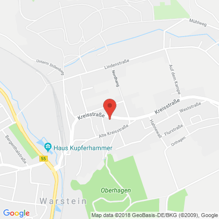 Standort der Tankstelle: CLASSIC Tankstelle in 59581, Warstein