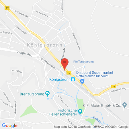 Standort der Tankstelle: Shell Tankstelle in 89551, Koenigsbronn