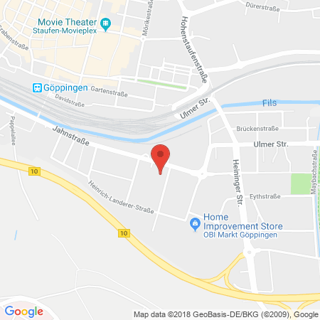 Standort der Tankstelle: ARAL Tankstelle in 73037, Göppingen