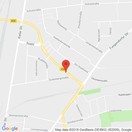 Position der Autogas-Tankstelle: Shell Tankstelle in 24536, Neumünster