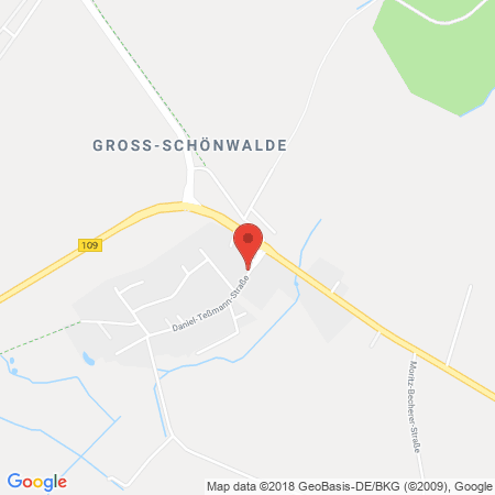 Position der Autogas-Tankstelle: OIL! Tankstelle in 17491, Greifswald-Gross Schönwalde