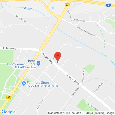 Position der Autogas-Tankstelle: Shell Tankstelle in 52070, Aachen