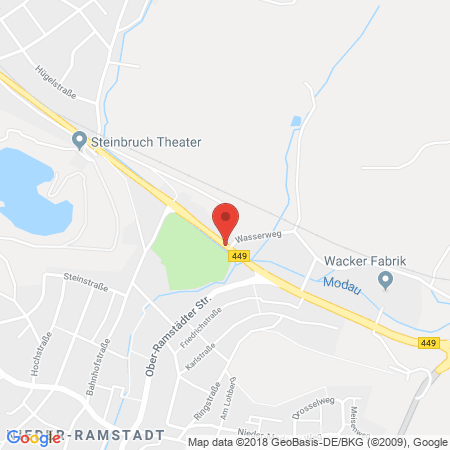 Standort der Tankstelle: ARAL Tankstelle in 64367, Mühltal