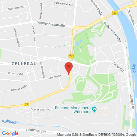 Standort der Tankstelle: ARAL Tankstelle in 97082, Würzburg
