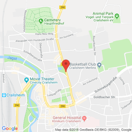 Standort der Tankstelle: Agip Tankstelle in 74564, Crailsheim