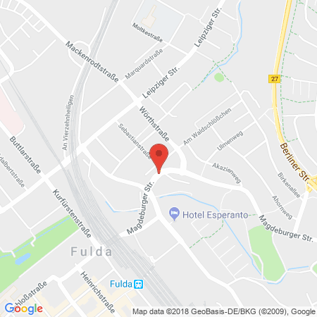 Standort der Tankstelle: ARAL Tankstelle in 36037, Fulda