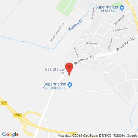 Position der Autogas-Tankstelle: GO Tankstelle in 02708, Loebau