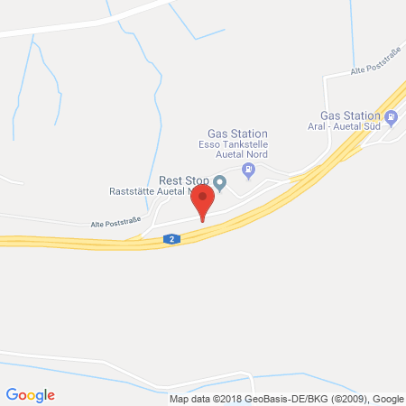 Standort der Autogas Tankstelle: BAB-Tankstelle Auetal Nord (Esso) in 31749, Auetal