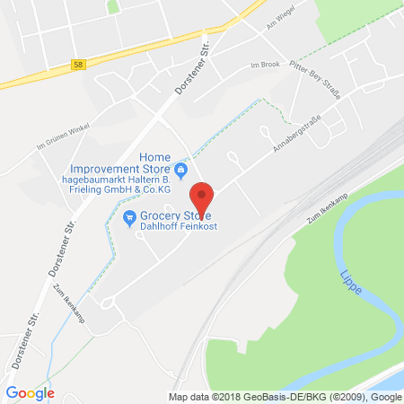 Standort der Autogas Tankstelle: Raiffeisen Warengenossenschaft Haltern e.G. in 45721, Haltern am See