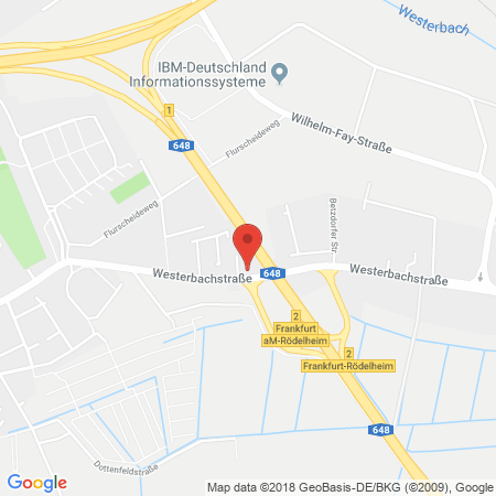Position der Autogas-Tankstelle: Shell Tankstelle in 65936, Frankfurt