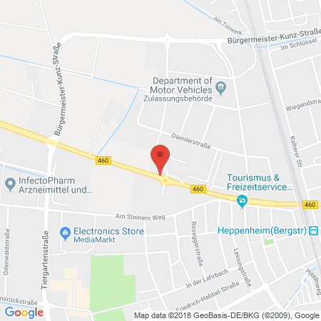 Standort der Autogas Tankstelle: LIQUINE Gastankstellen GmbH in 64646, Heppenheim