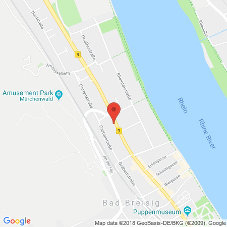 Position der Autogas-Tankstelle: Manfred Lammerich in 53498, Bad Breisig