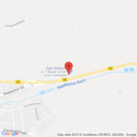 Standort der Autogas Tankstelle: AVIA Tankstelle Anja Krug in 92436, Bruck/Oberpfalz