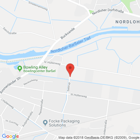 Position der Autogas-Tankstelle: Bft-barssel in 26676, Barssel