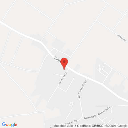 Position der Autogas-Tankstelle: Esso Tankstelle in 41334, Nettetal