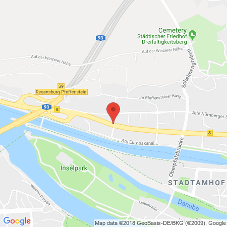 Standort der Tankstelle: Agip Tankstelle in 93059, Regensburg