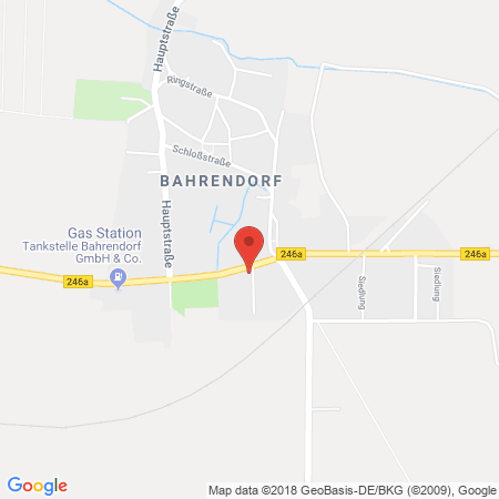 Position der Autogas-Tankstelle: Tankstelle Bahrendorf in 39171, Sülzetal