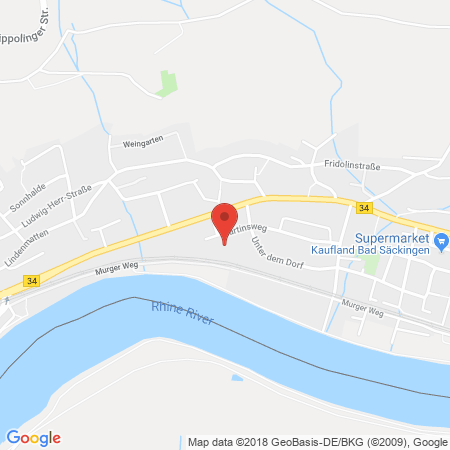 Standort der Tankstelle: OMV Tankstelle in 79713, Bad Säckingen