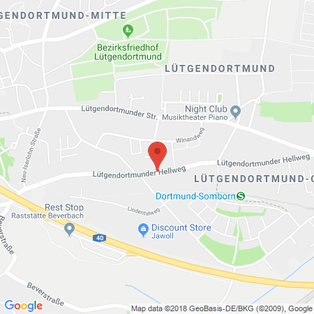 Standort der Autogas Tankstelle: AVIA-Station Rolf Buchallik und Bosch-Dienst in 44388, Dortmund