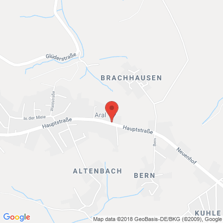 Position der Autogas-Tankstelle: Aral Tankstelle in 42799, Leichlingen