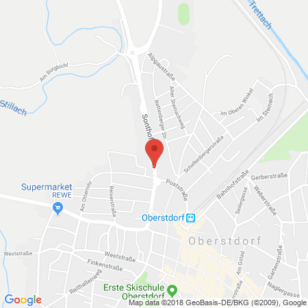 Standort der Tankstelle: Agip Tankstelle in 87561, Oberstdorf