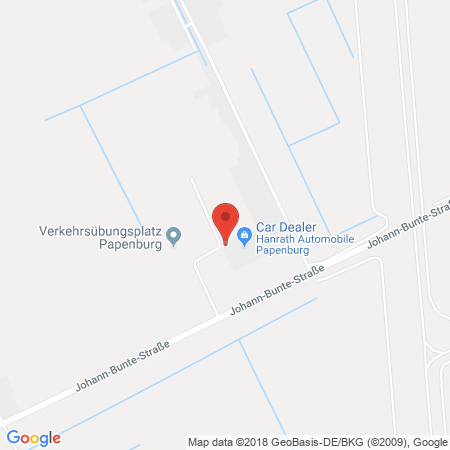 Position der Autogas-Tankstelle: Am Prüfgelände, Tankstelle in 26871, Papenburg