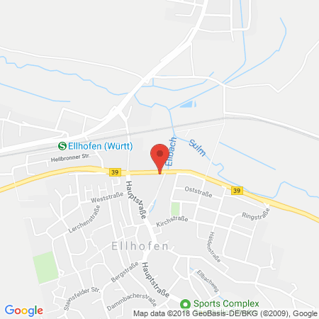 Standort der Tankstelle: ARAL Tankstelle in 74248, Ellhofen
