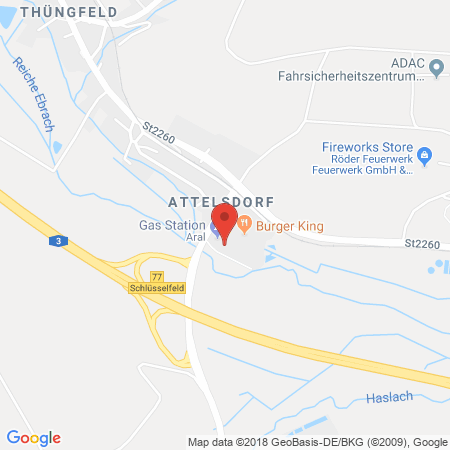 Standort der Tankstelle: ARAL Tankstelle in 96132, Schlüsselfeld
