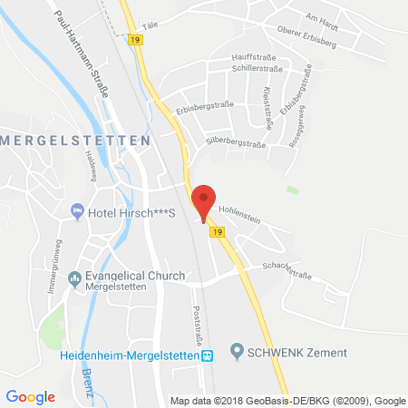 Standort der Tankstelle: HEM Tankstelle in 89522, Heidenheim