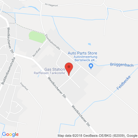 Standort der Autogas Tankstelle: Raiffeisen Warendorf eG in 48231, Warendorf