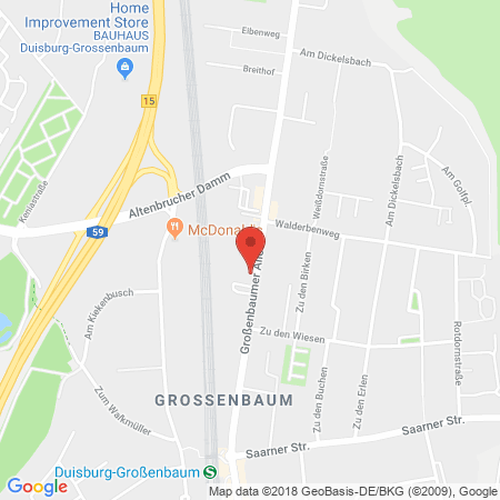 Position der Autogas-Tankstelle: Total Duisburg in 47269, Duisburg