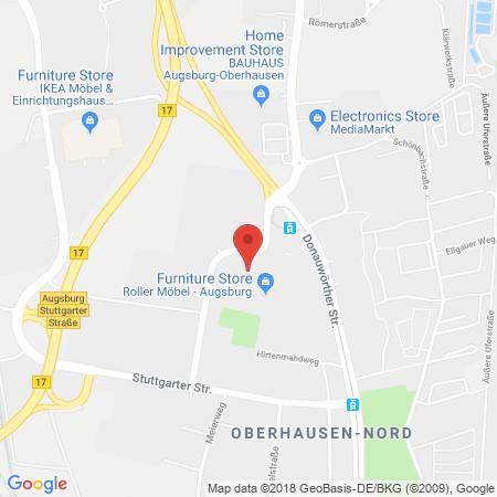 Standort der Tankstelle: JET Tankstelle in 86154, AUGSBURG