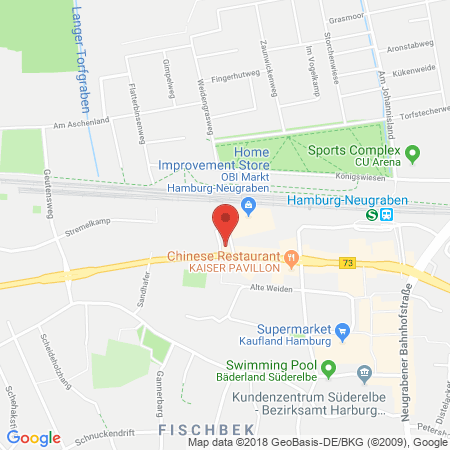 Position der Autogas-Tankstelle: Total Hamburg in 21149, Hamburg
