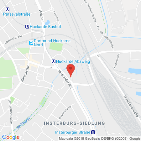 Position der Autogas-Tankstelle: Esso Tankstelle in 44369, Dortmund