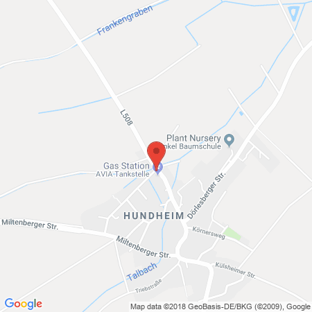 Standort der Tankstelle: MINERA Tankstelle in 97900, Külsheim-Hundheim
