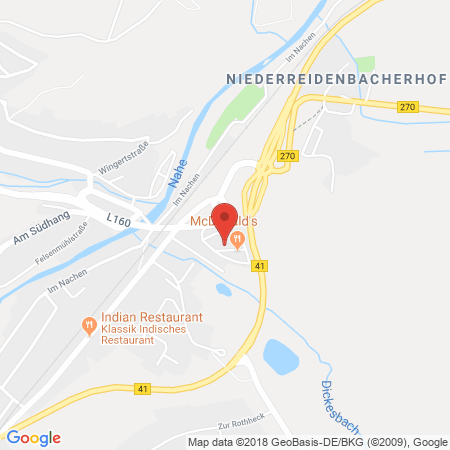 Standort der Tankstelle: ARAL Tankstelle in 55743, Idar-Oberstein