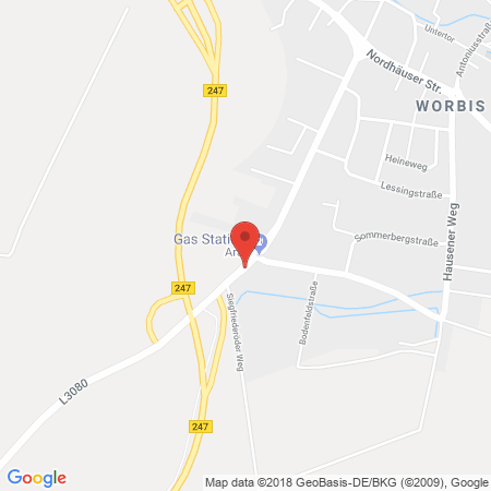 Standort der Tankstelle: ARAL Tankstelle in 37339, Worbis